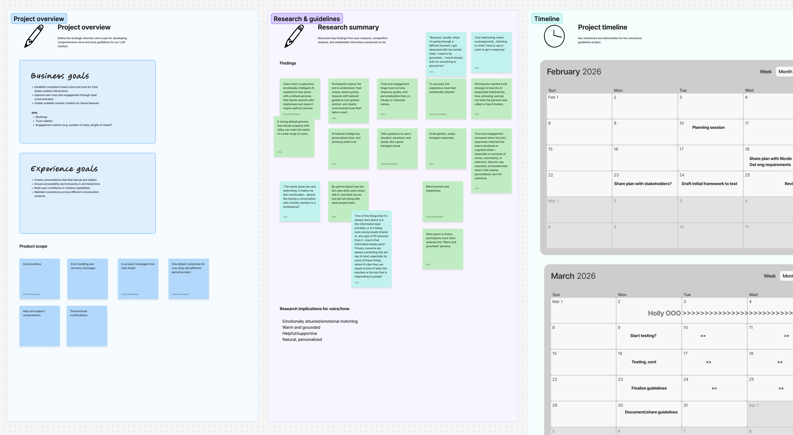Three entry point paths considered